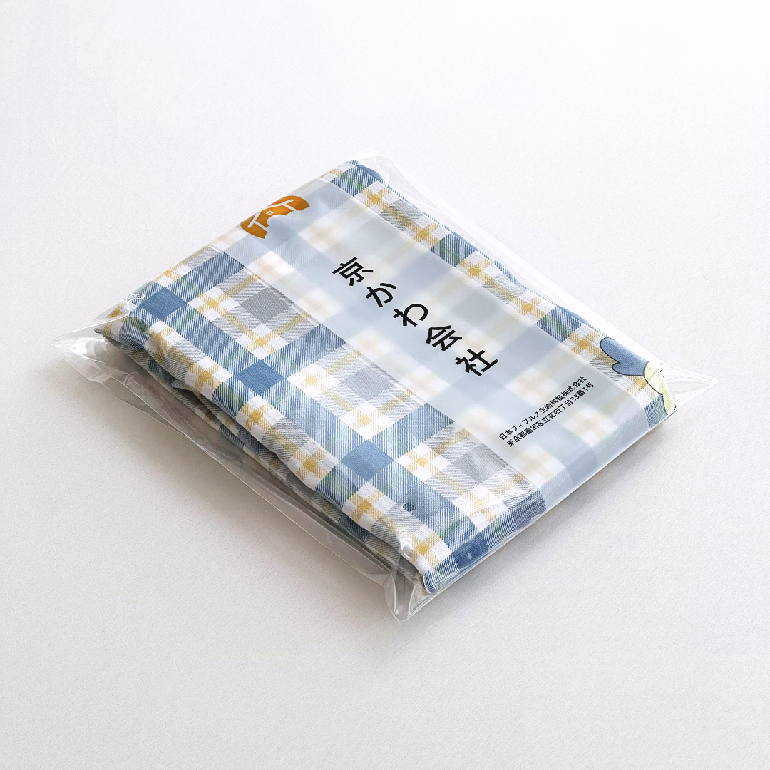 【京かわ会社】纯棉细纱粗布床单  玩趣蓝格 220*240