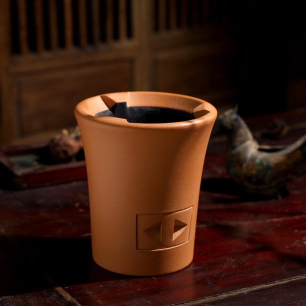 ［安炉］叶乔洪梓训红泥炭炉小安炉炉型带风门小巧小高炉木炭炉