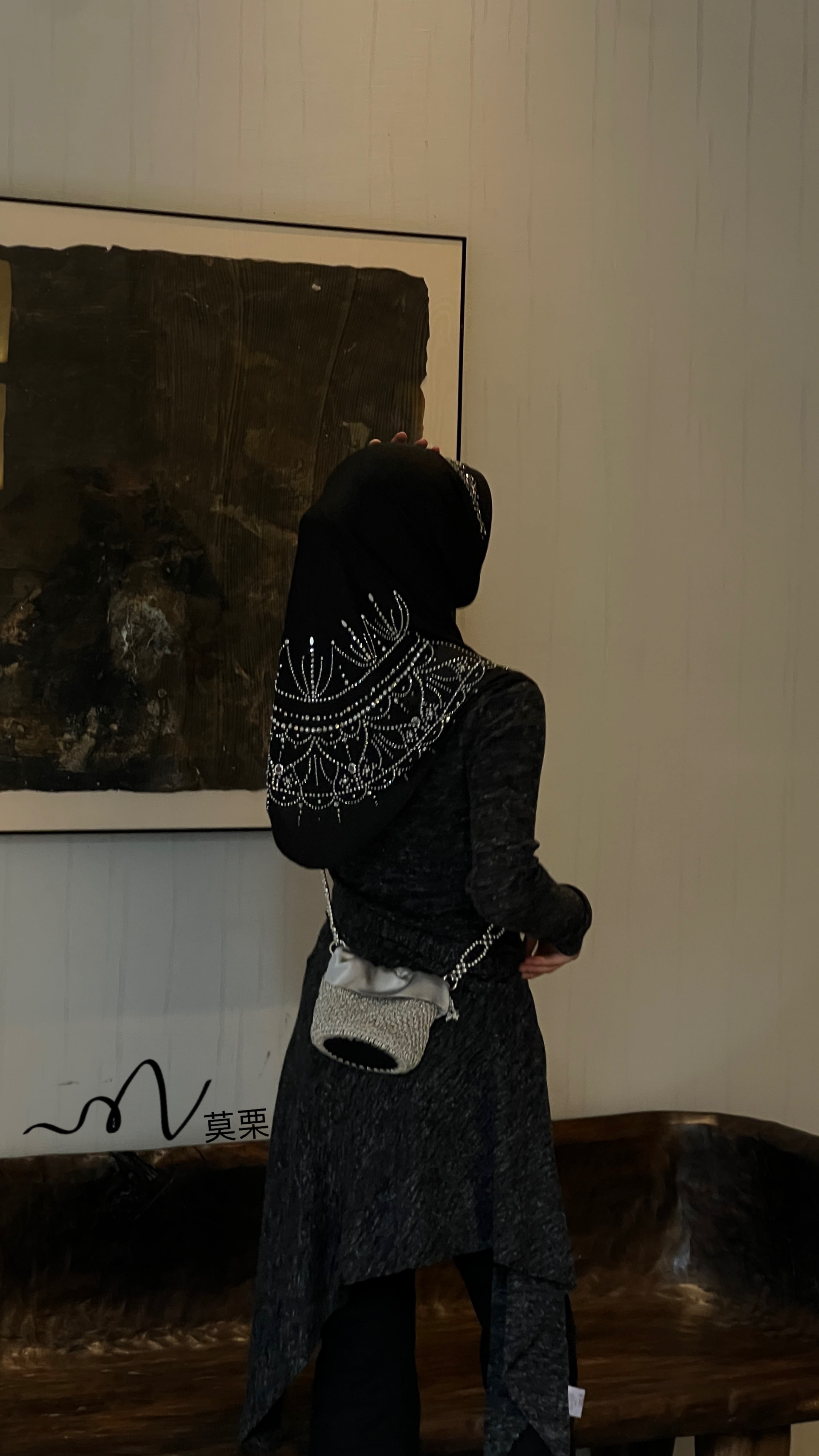 莫栗本栗高缇耶头巾（不退换！）手工制作轻微勾丝属于正常