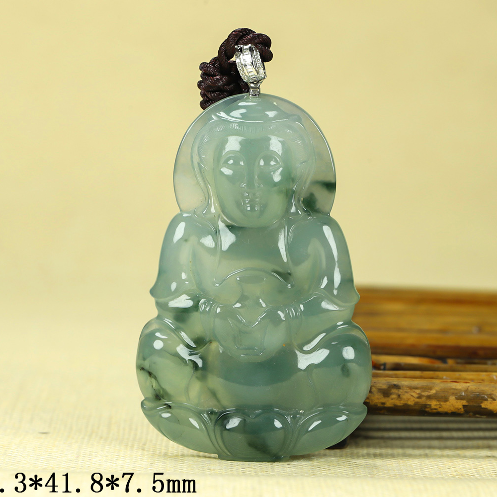 A804珠宝玉石A货翡翠吊坠