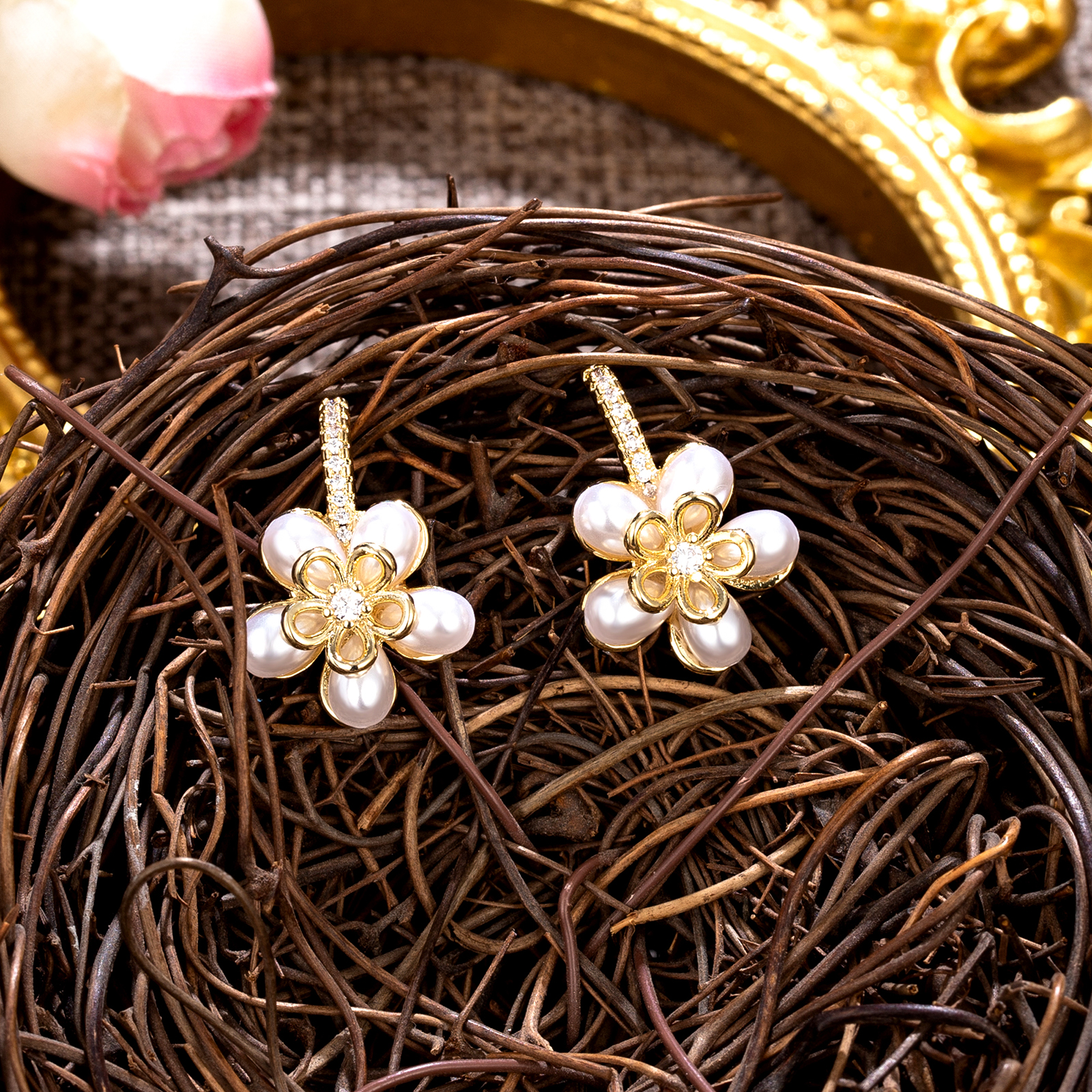 铜合金耳环    3136