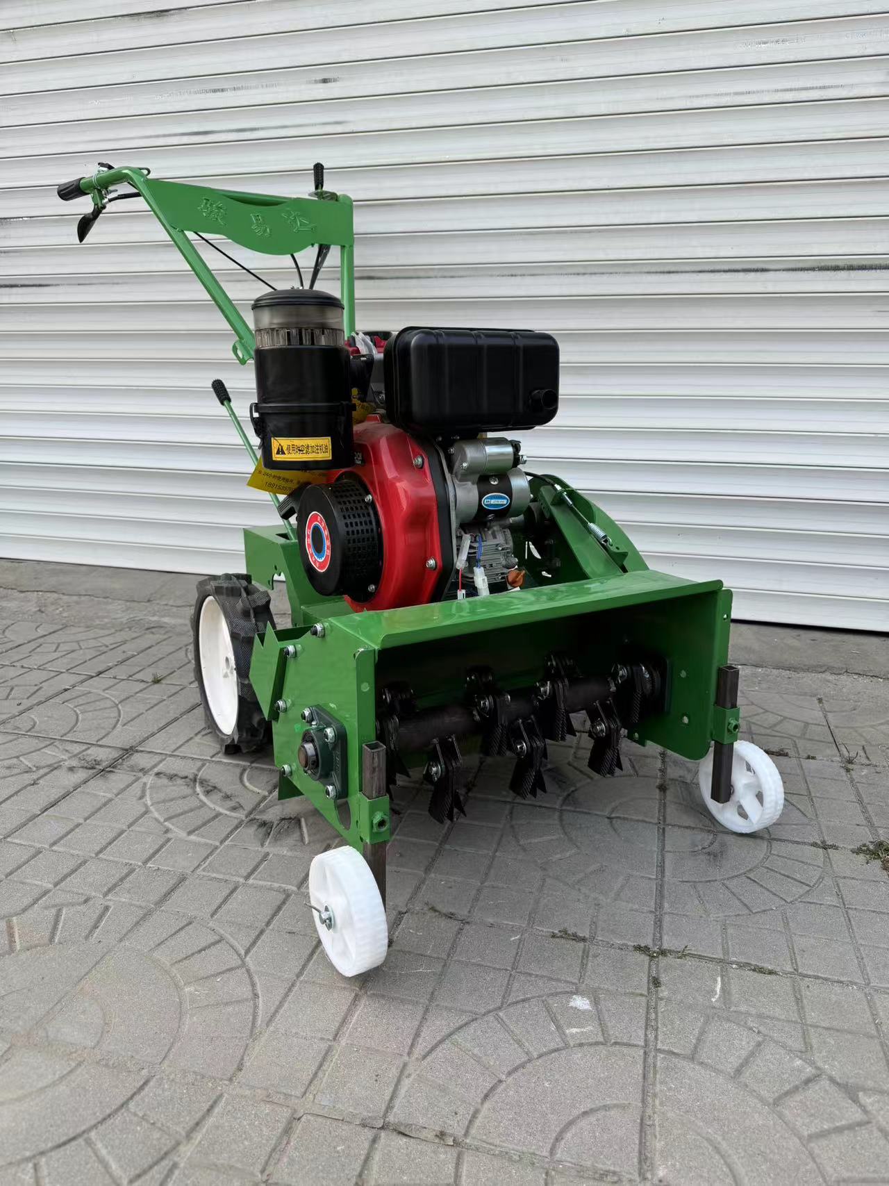 新款骏易达60宽柴油178四驱微耕机除草机旋耕机开沟机碎草机