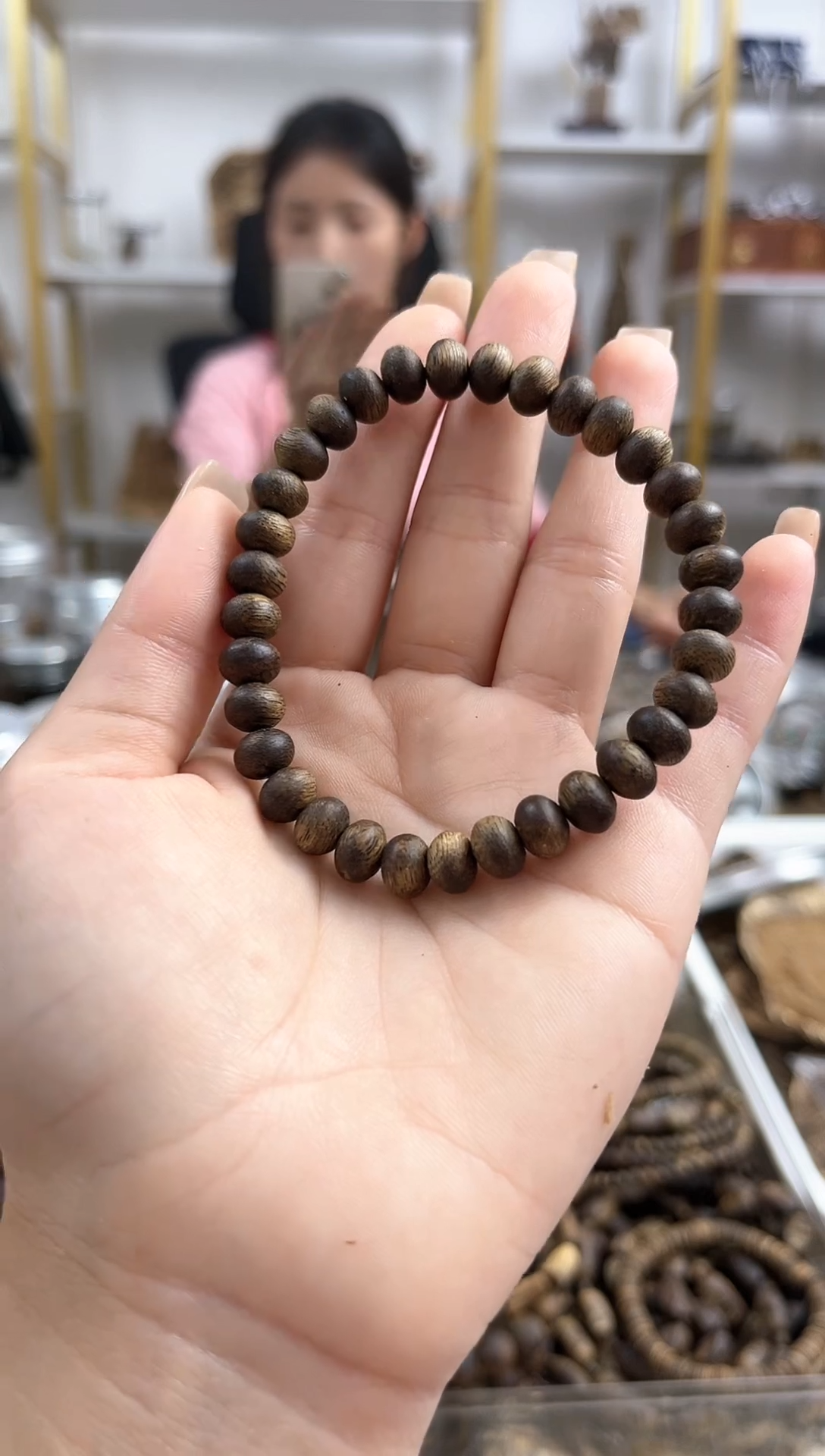 【闪购商品】沉香手串绿棋苹果珠        多样性选其一