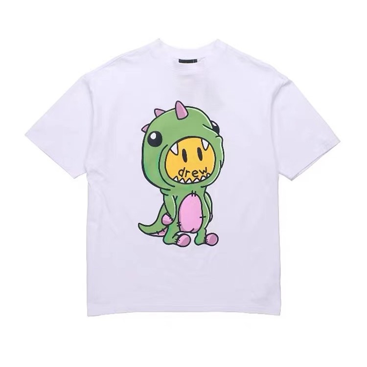 drew house dinodrew恐龙印花短袖T恤 男女同款情侣款