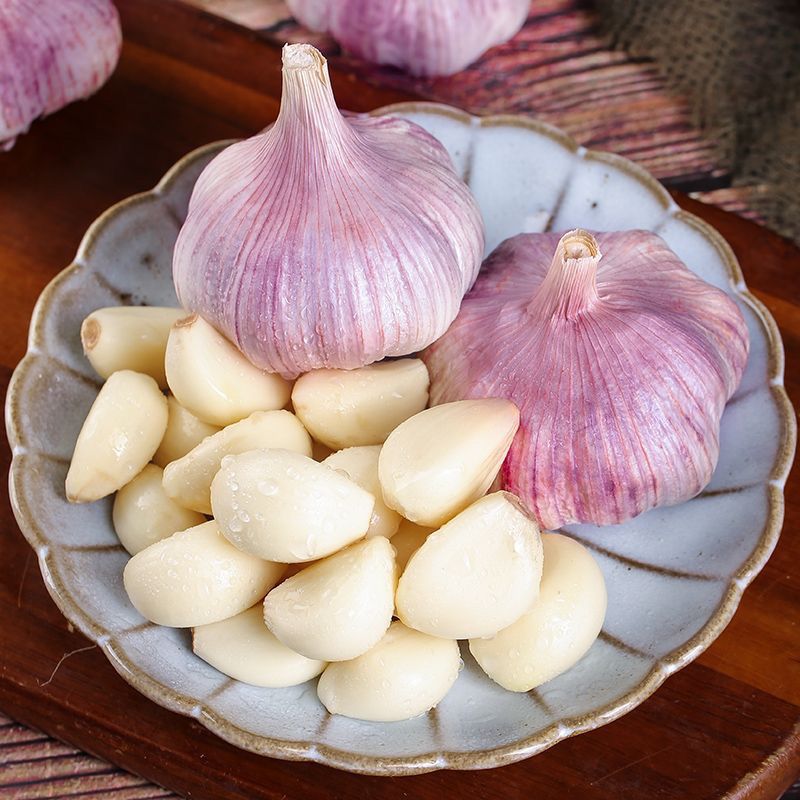 【十荟果业】头批发年新干蒜紫皮新鲜干优质蒜头厂家量大从优包邮