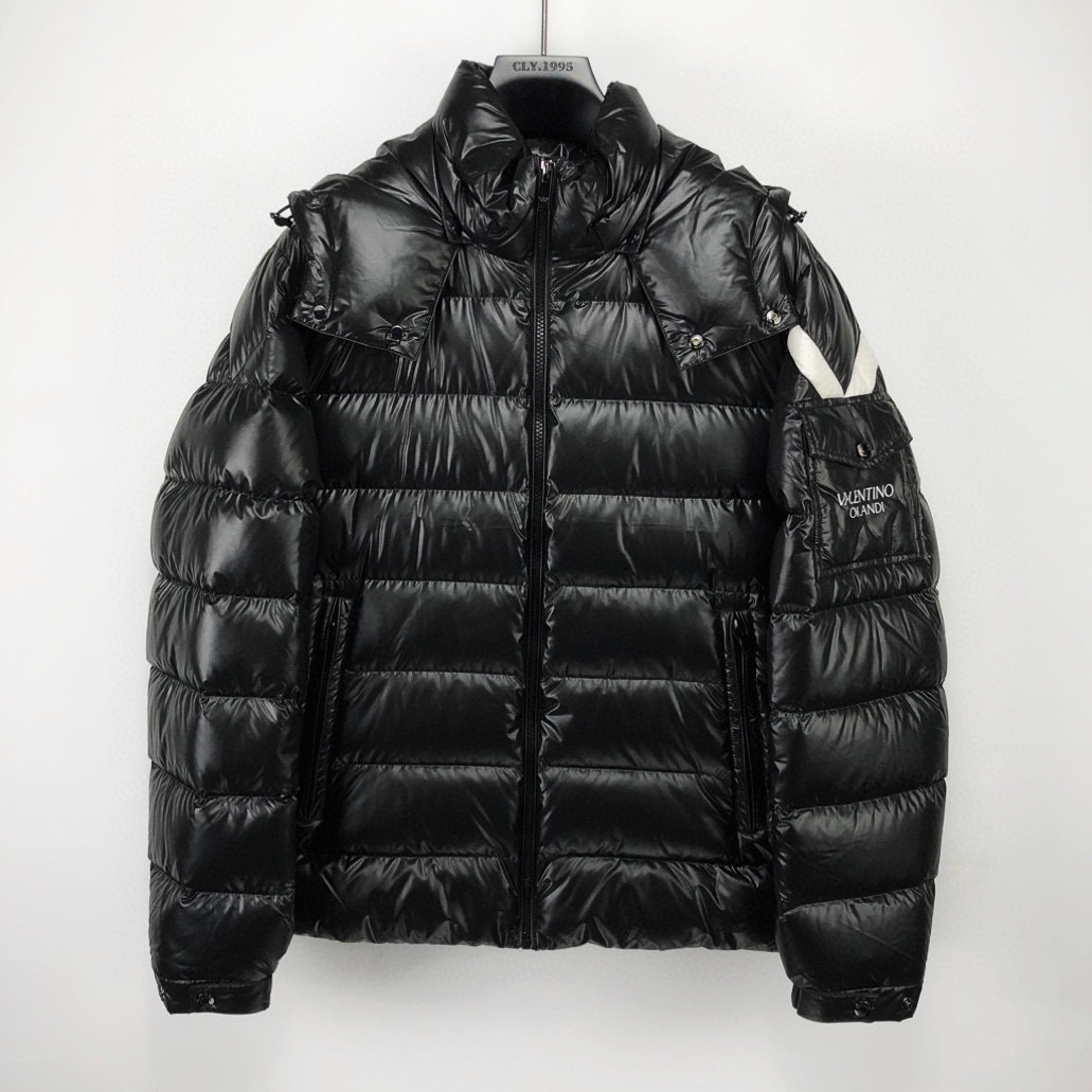 VALENTINO ORLANDI/华伦天奴奥兰迪  连帽字母胶印羽绒服 2441003