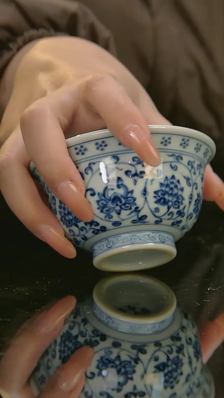 【闪购商品】陶瓷杯怀一草堂柴窑复刻级高版本压手