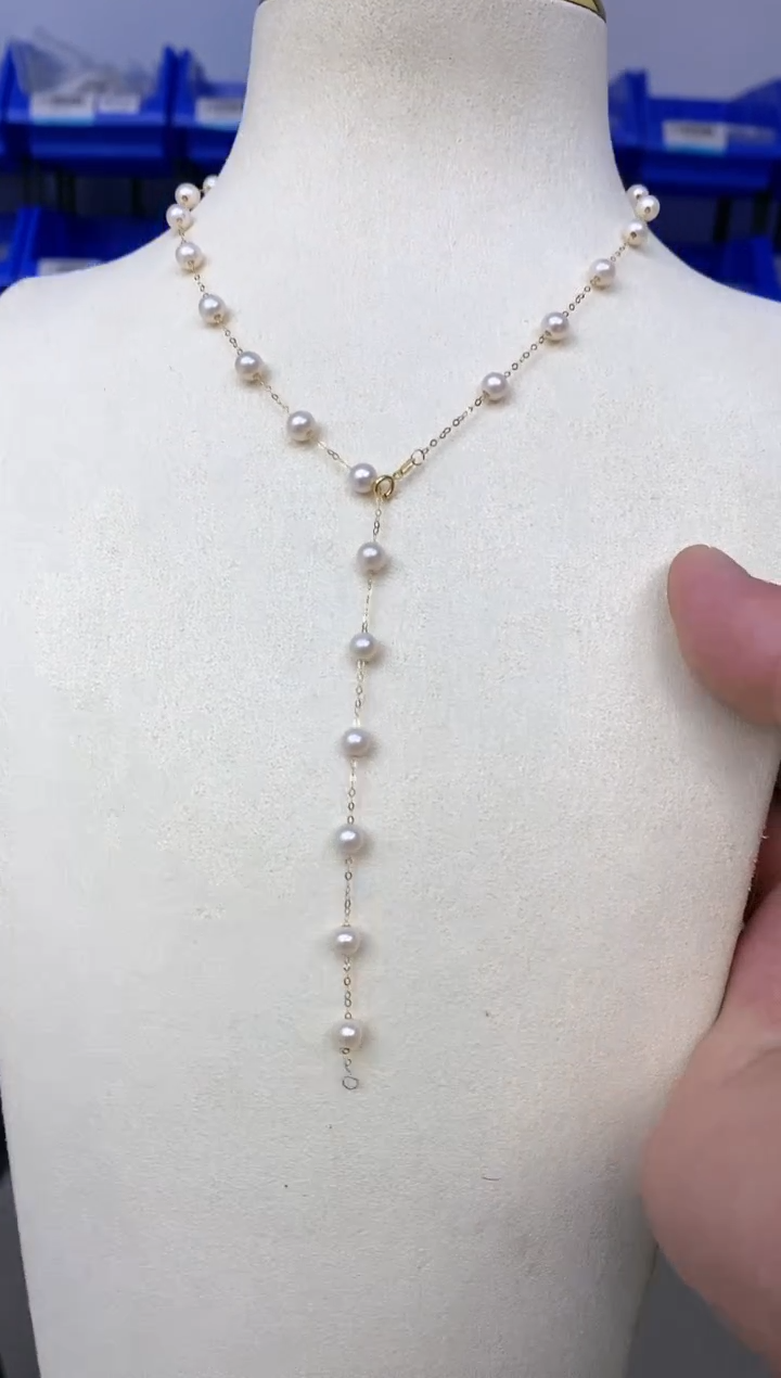 【闪购商品】淡水珍珠颈饰未镶嵌DK144