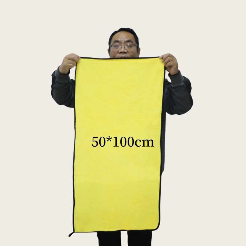 宠物加厚超细纤维吸水毛巾速干浴巾大吸水柔软健身家用洗澡游泳