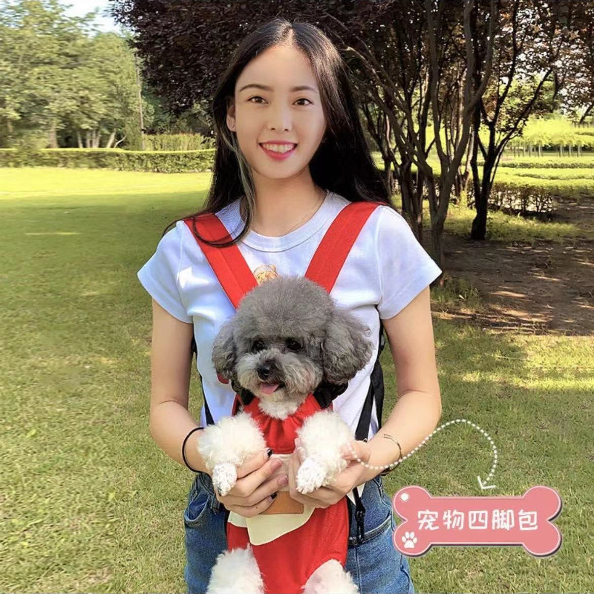 宠物包狗包牛仔双肩狗狗透气旅行便携包 背包舒适轻便款式多种