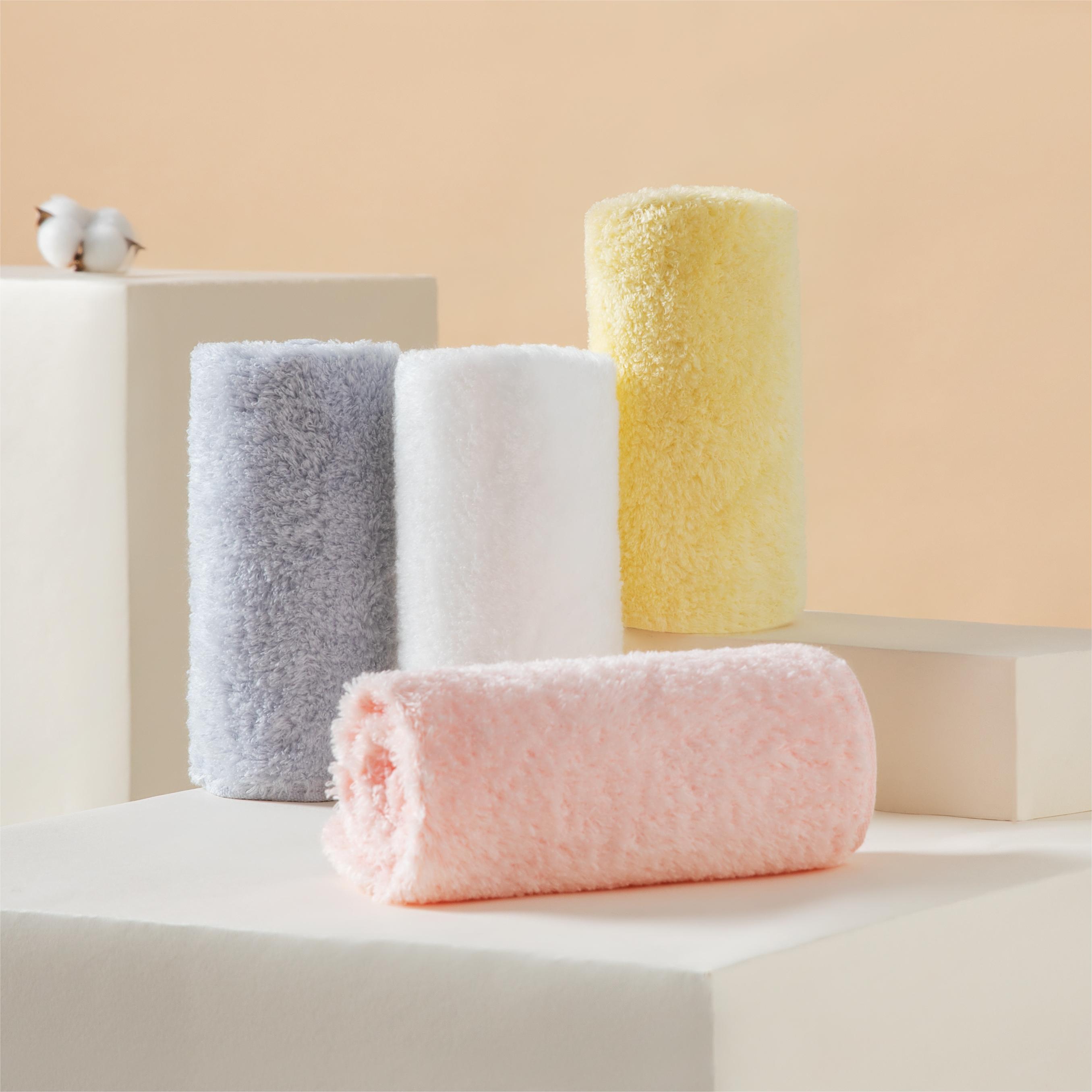 UCHINO/内野新棉花糖方巾pro（4条装）60支全棉抑菌方巾