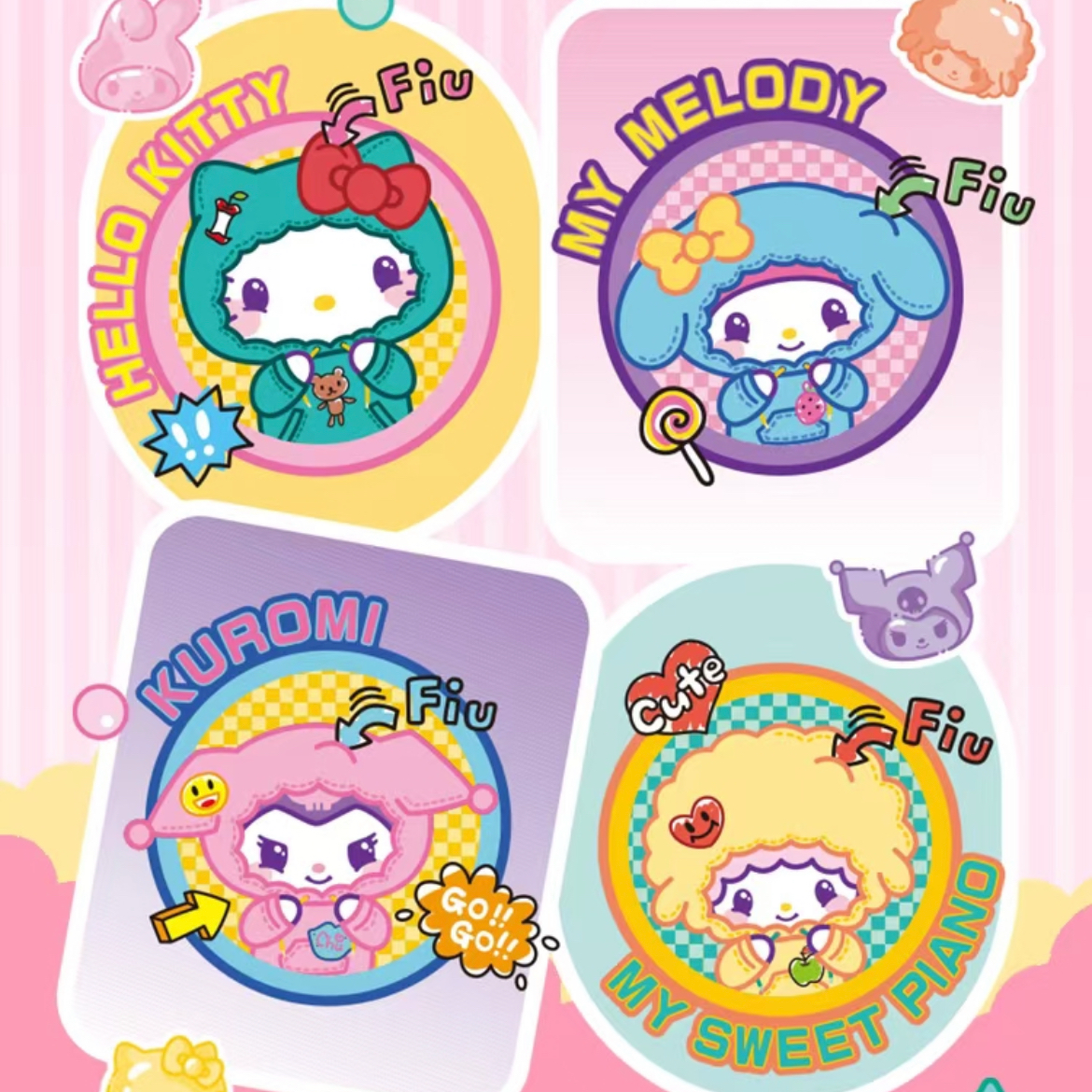 【三丽鸥盲盒】Hitcard三、丽鸥/限定卡牌/潮玩动漫/卡牌盲盒（代拆）