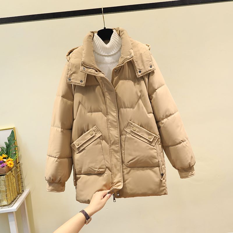 波司澄羽绒棉服2023年冬季新款加厚保暖羽绒棉服宽松显瘦户外出行