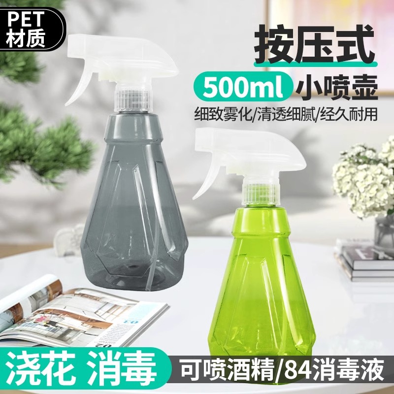 手压式喷壶浇水壶园艺浇花喷雾器小喷壶喷雾壶喷水壶透明