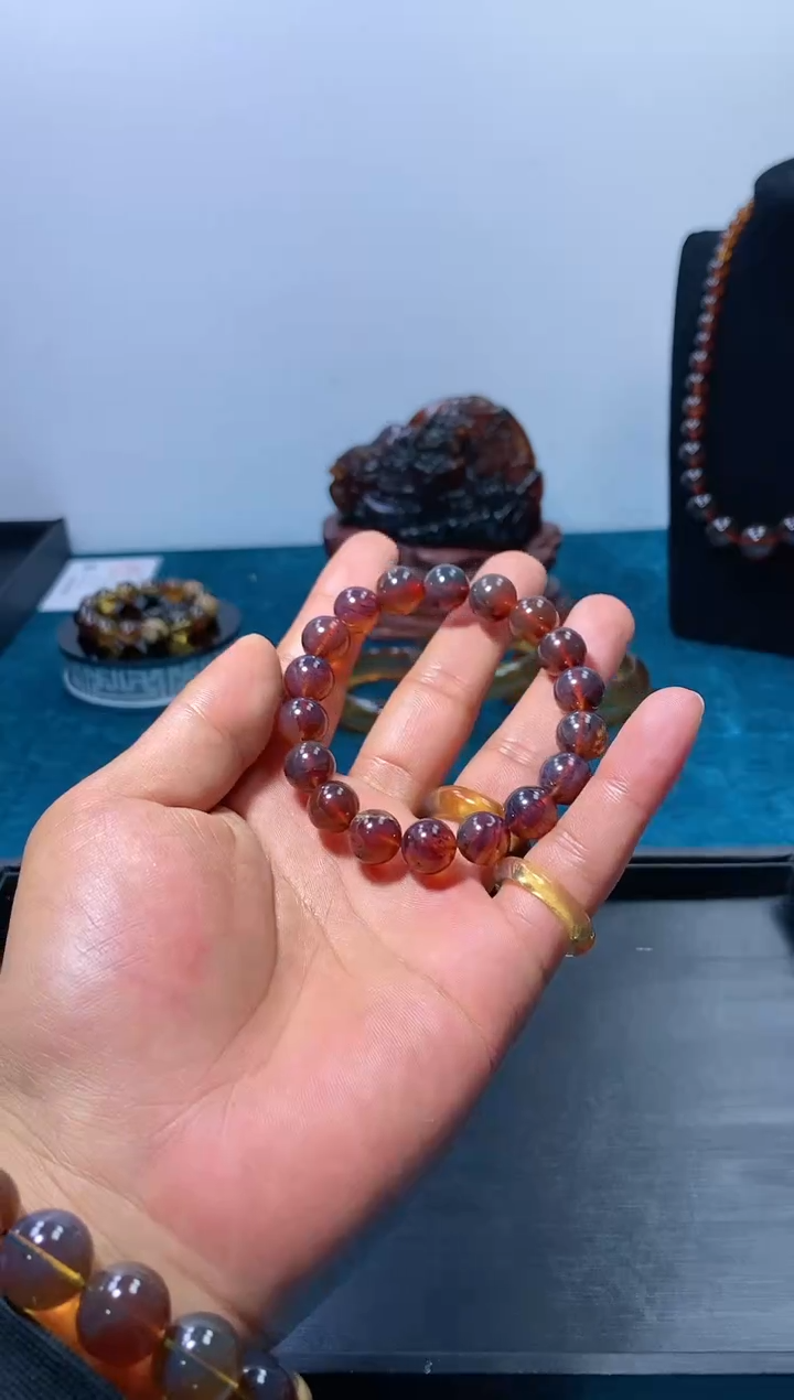 【闪购商品】琥珀颈饰未镶嵌ds1538灵草单11多样性发货拍一发一