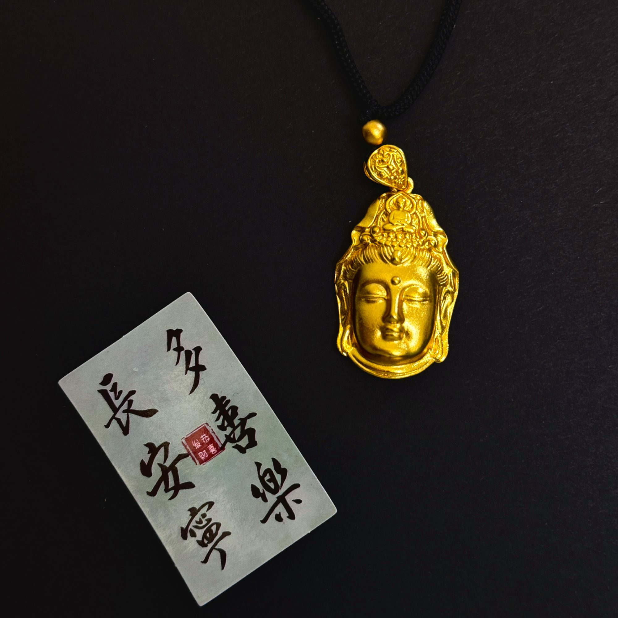 合金吊坠 合金吊坠观音平安项链吊坠小号精品时尚情侣实心吊坠