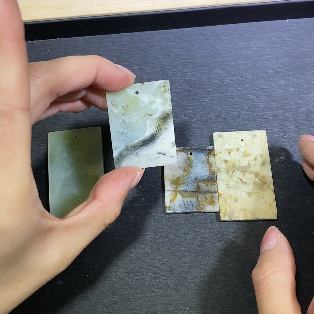 蛇纹石玉珠宝奇石合金54