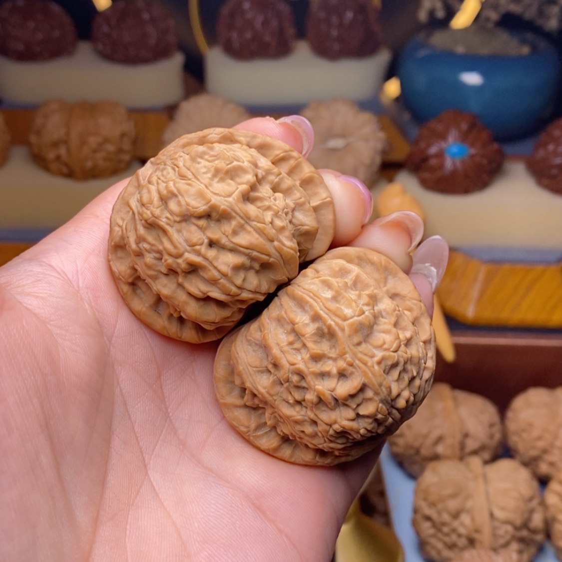 【闪购商品】文玩核桃把件再****你