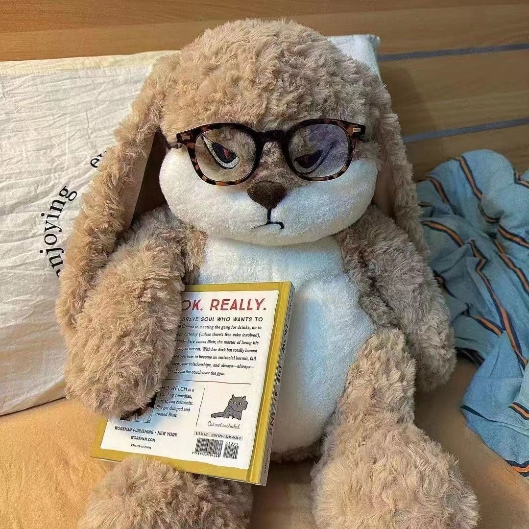 网红丢丢兔可爱玩偶玩偶睡觉抱学生宿舍毛绒玩具送女生日礼物闺蜜