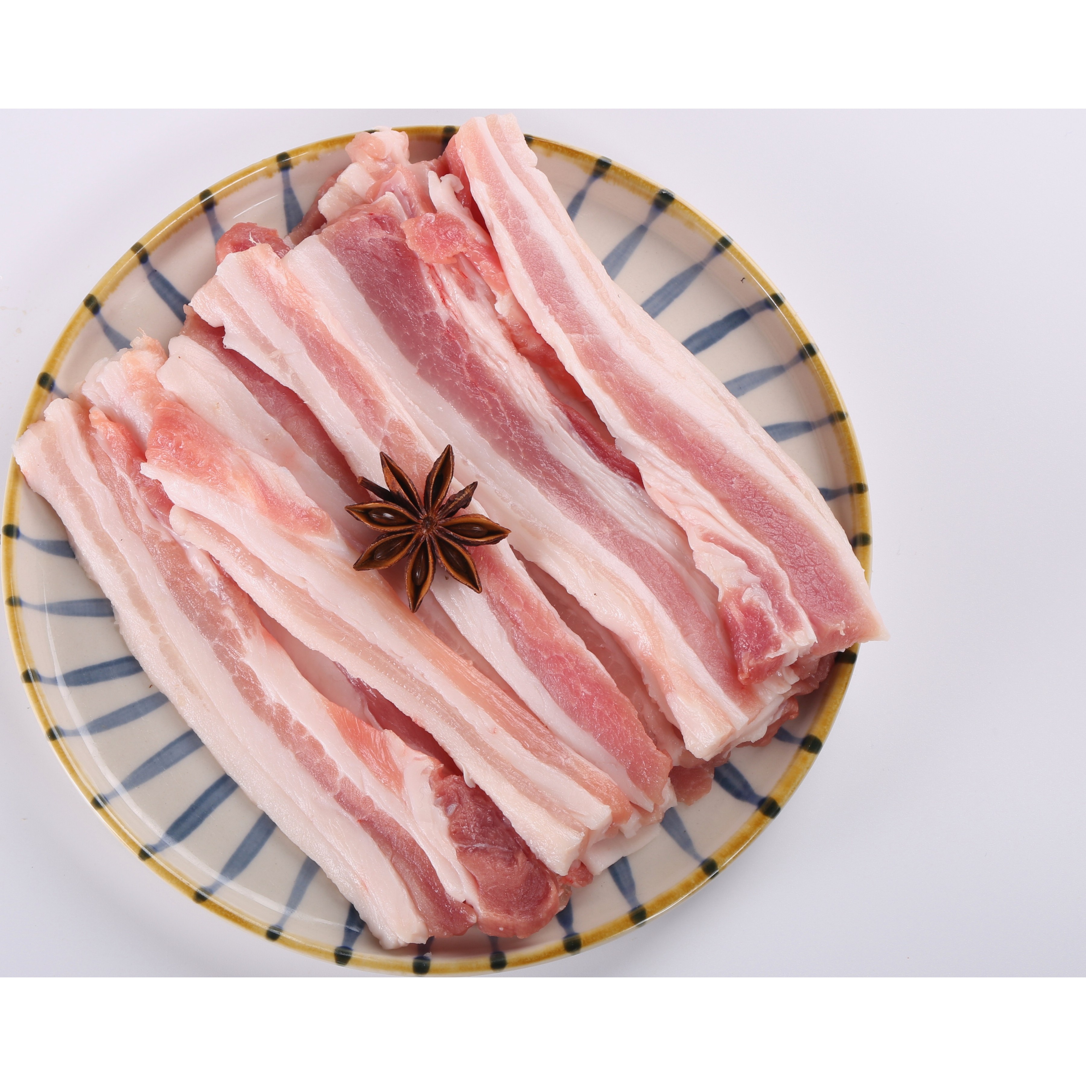 林地散养白猪五花肉五斤装非真空包装