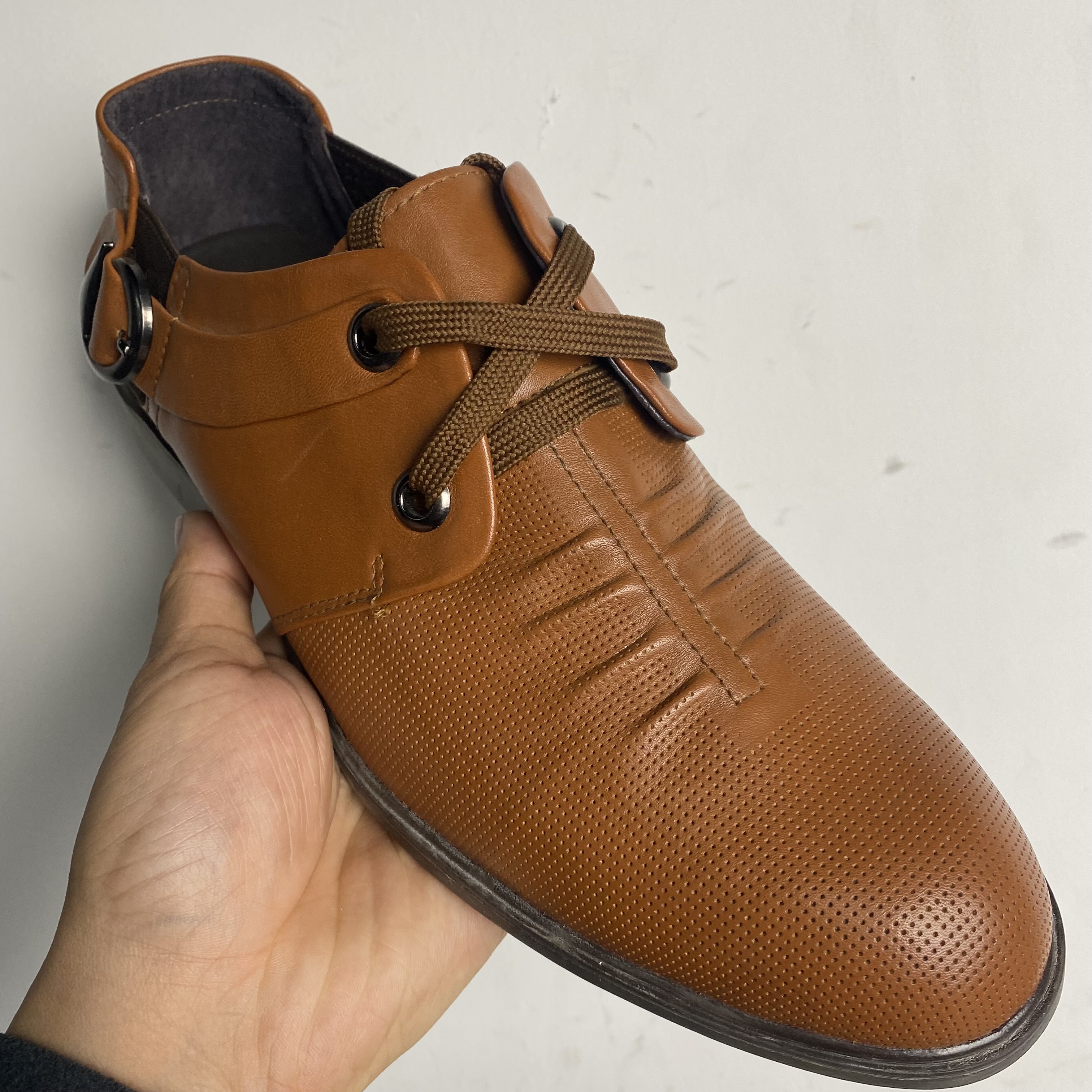 【ML83】男士男款舒适时尚百搭软底低帮系带休闲男皮鞋