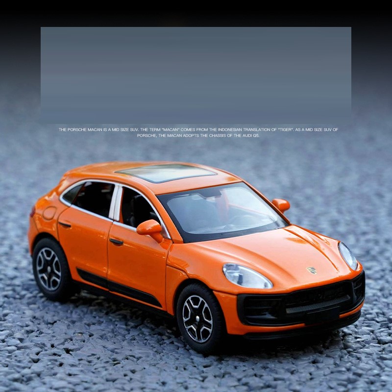 Macan合金车模型仿真汽车模型玩具车1:32精致收藏摆件展示