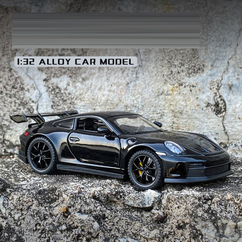 保时捷911GT3跑车合金车模型仿真汽车模型玩具车1:32精致收藏摆件