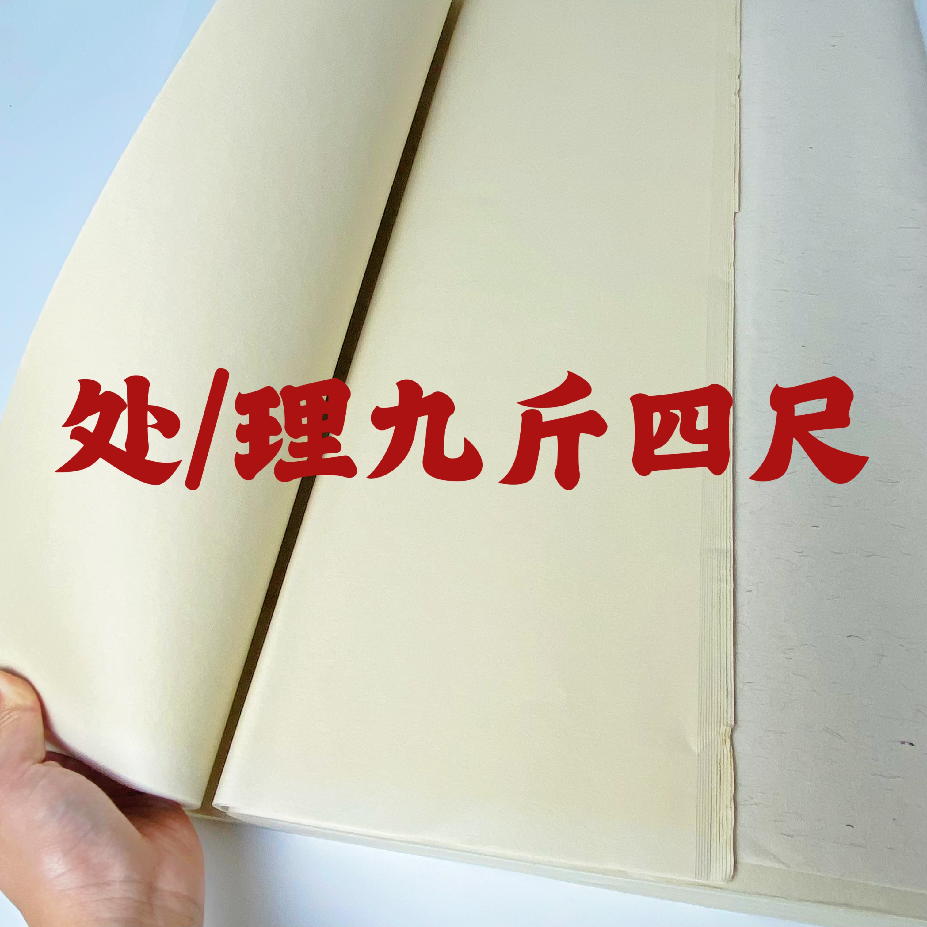 龙熹贡处/理四尺九斤仿古生宣创作练习宣纸