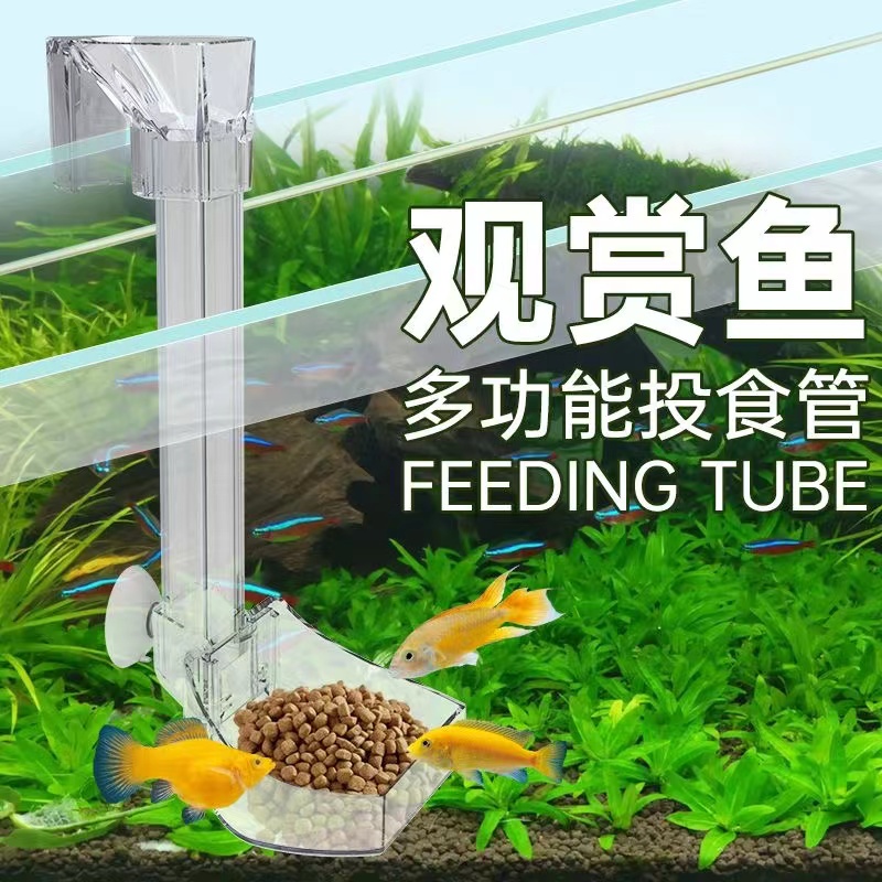 鱼缸喂食器小型鱼水晶虾孔雀鱼热带鱼丰年虾喂食圈观赏鱼投食器