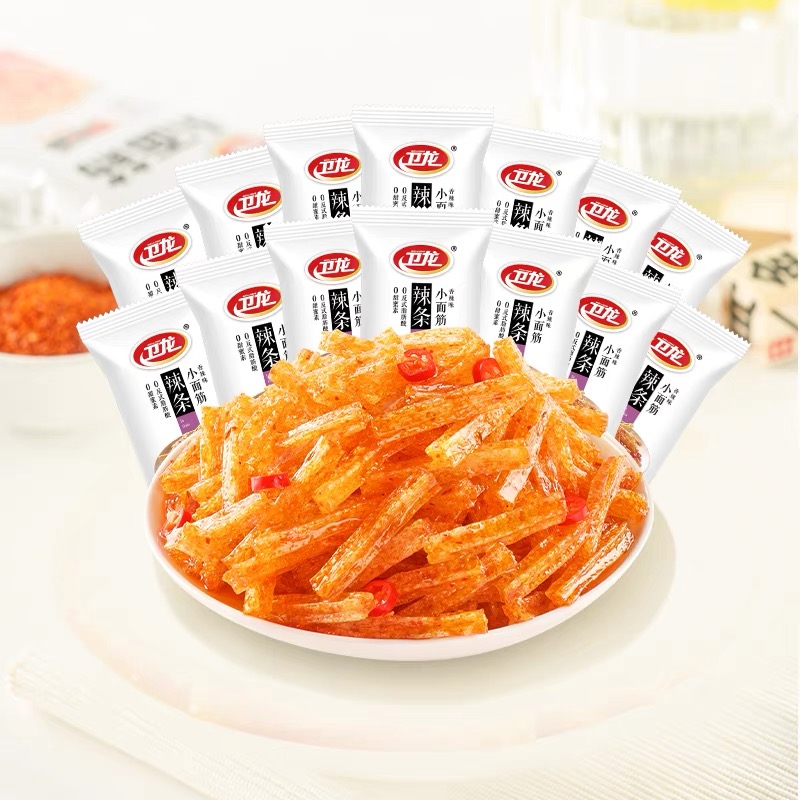 经典香辣味面筋辣条散装网红辣条儿时童年回忆辣味小零食怀旧辣条
