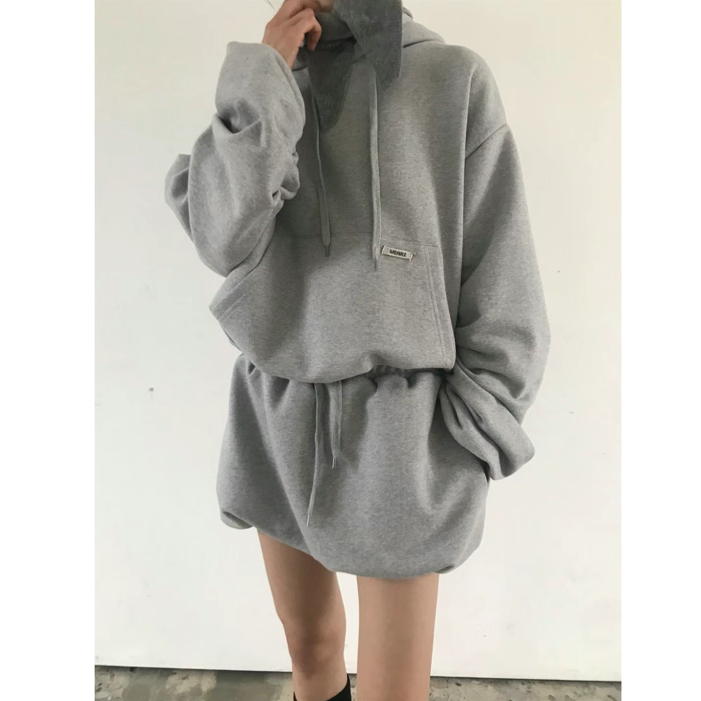 韩国东大门正品 女生男生 新款小众卫衣套装集合