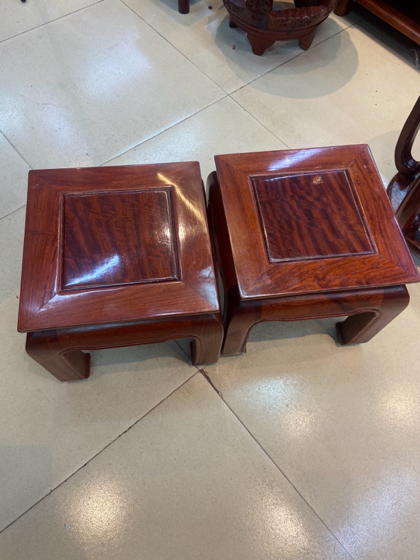 内弯客厅马脚凳凳子家用30/30/30美式矮凳中式鞋凳沙发凳实木