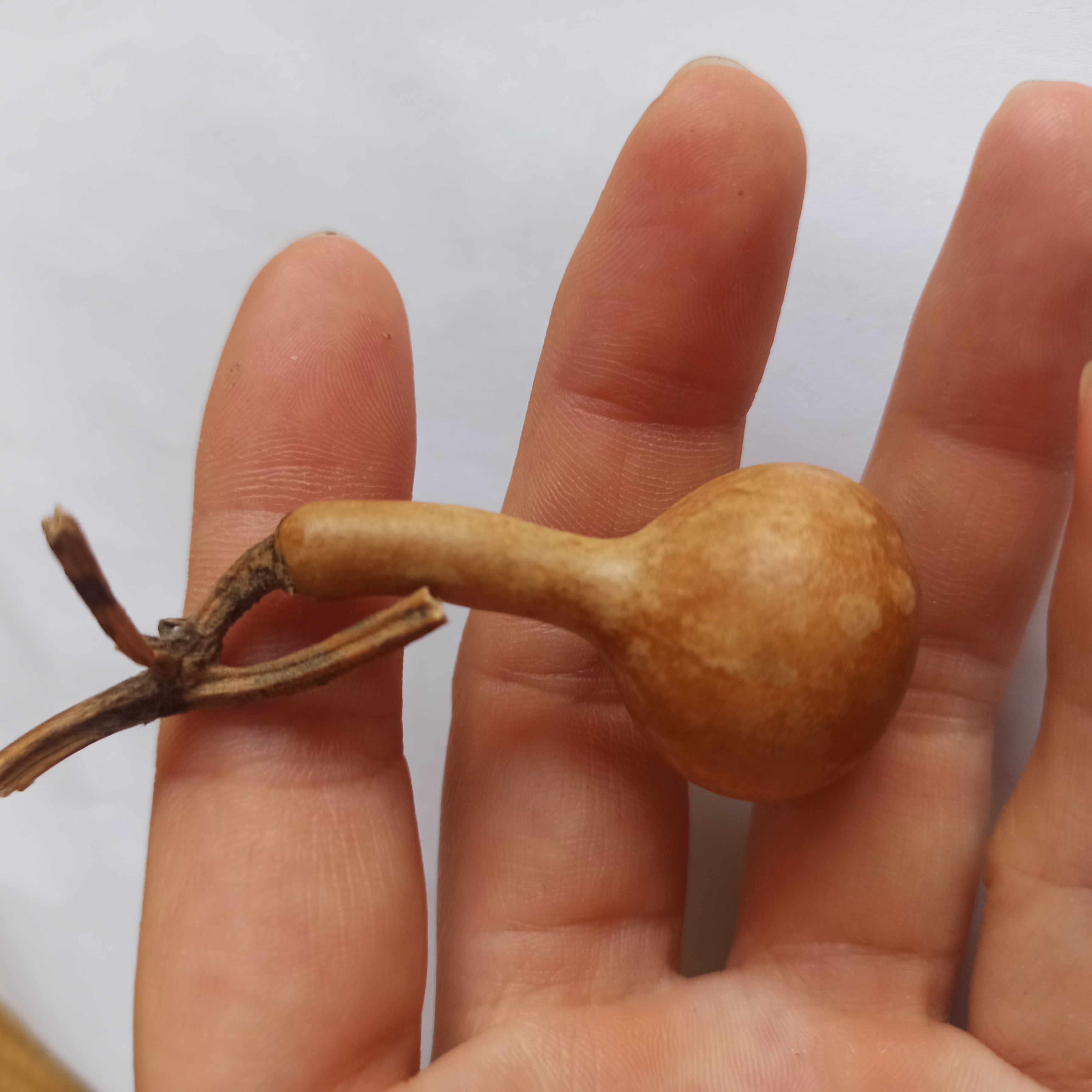 花皮小油锤手把件