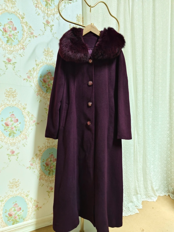 复古大衣默认有瑕NO退NO换（小虫蛀 小污渍等）