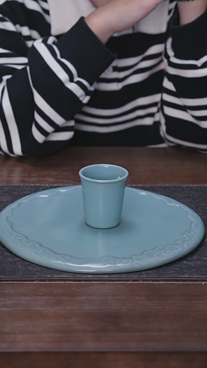 【闪购商品】YY原产地古仿釉汝瓷小号可乐杯