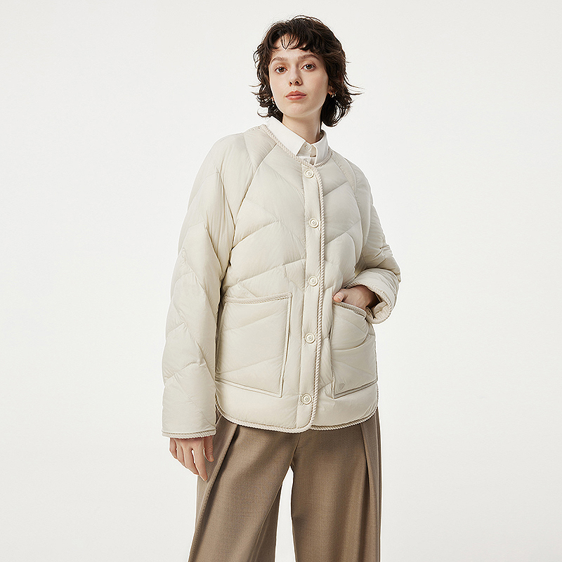 【官方】轻薄时尚24新款羽绒服女士百搭爆款叠穿秋冬外套TBF330258D