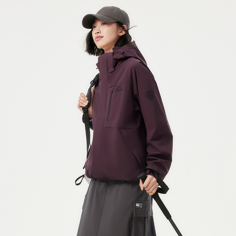 【官方】坦博尔24年情侣款户外三合一羽绒服TEF560531D