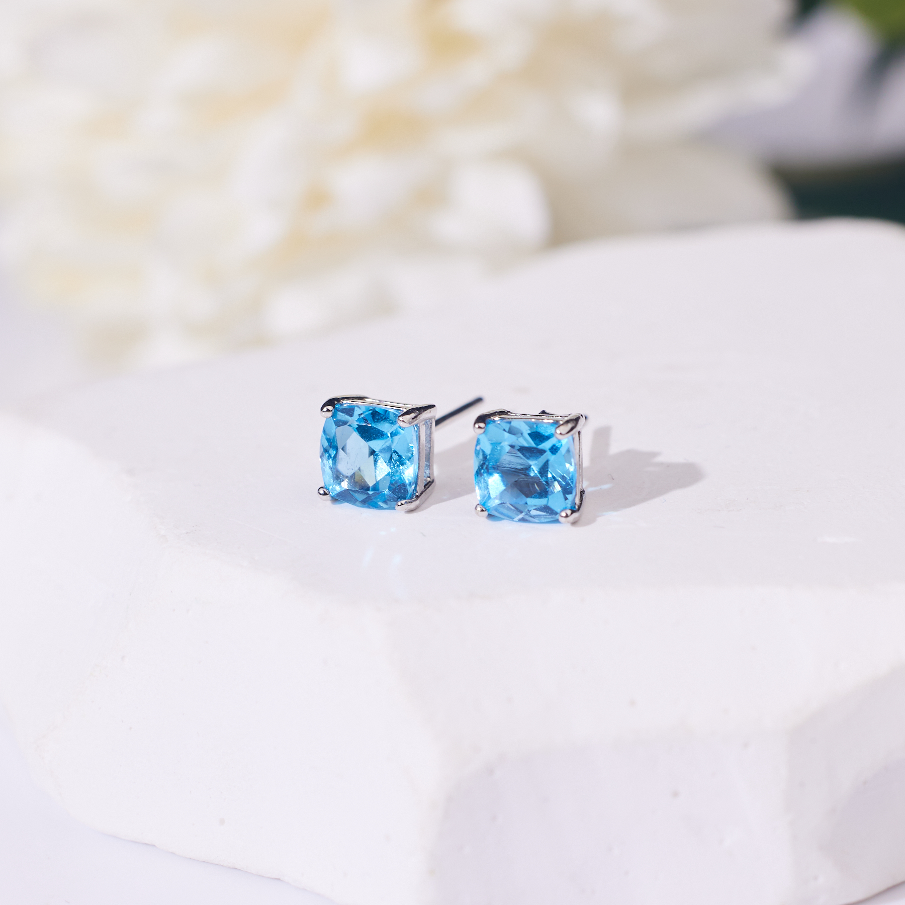 【双11专享】S925托帕石耳饰L7058