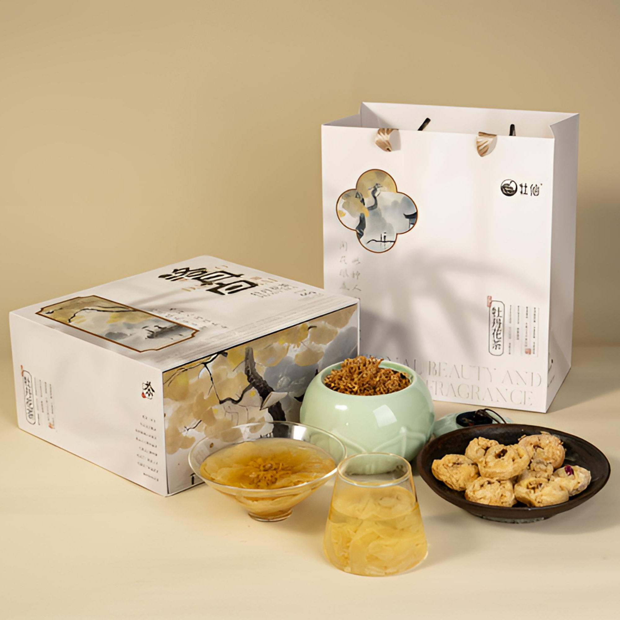 【程灵素推荐-洛丹白】牡丹花茶 精选洛阳国花丹凤牡丹 自喝送礼