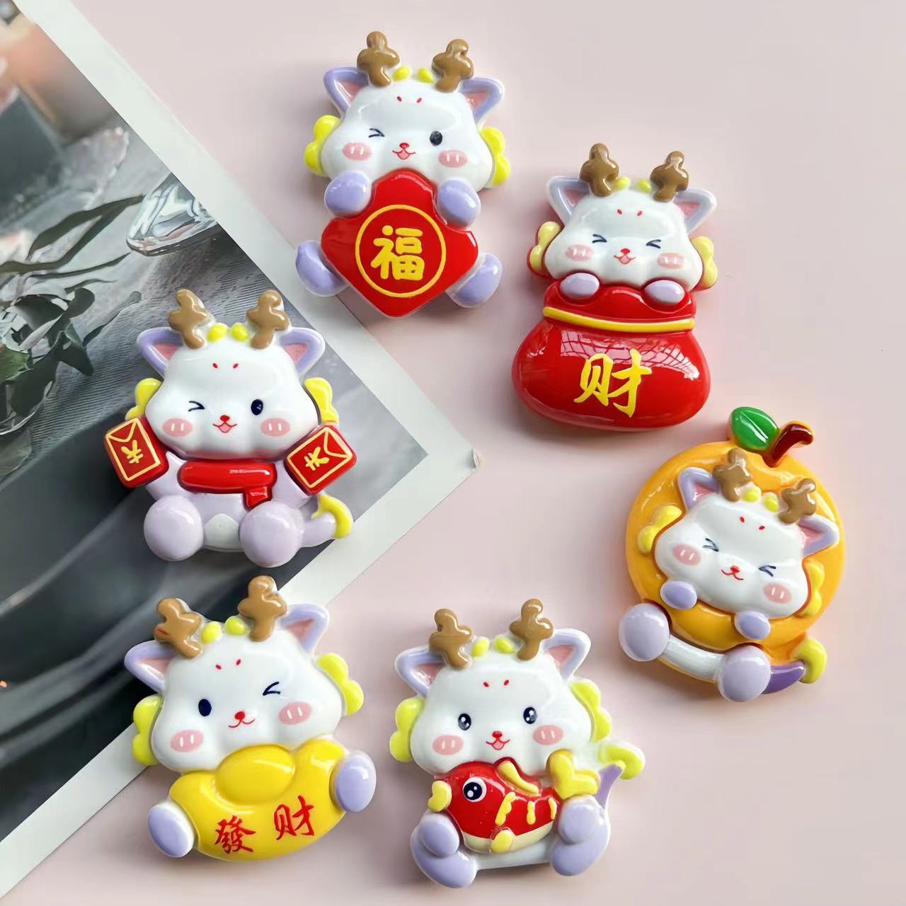 300lm 新款大卡卡通盲袋DIY冰箱贴手机壳各种装饰品