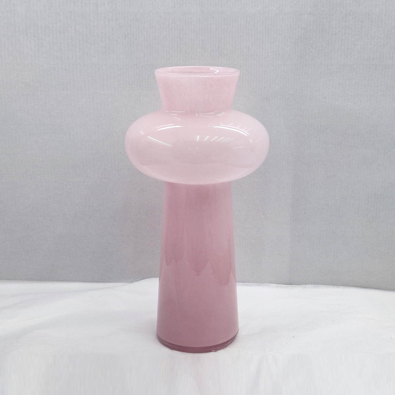 【A534】摩瑟家居【沾粉色中古小花瓶HCDF花瓶摆件玻璃花盆RS45