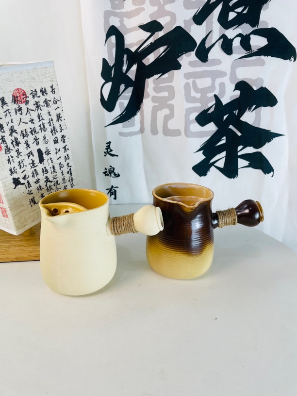 围炉煮茶罐罐茶壶烤茶罐烤奶茶露营温茶器茶具陶泥炉子网红侧把壶