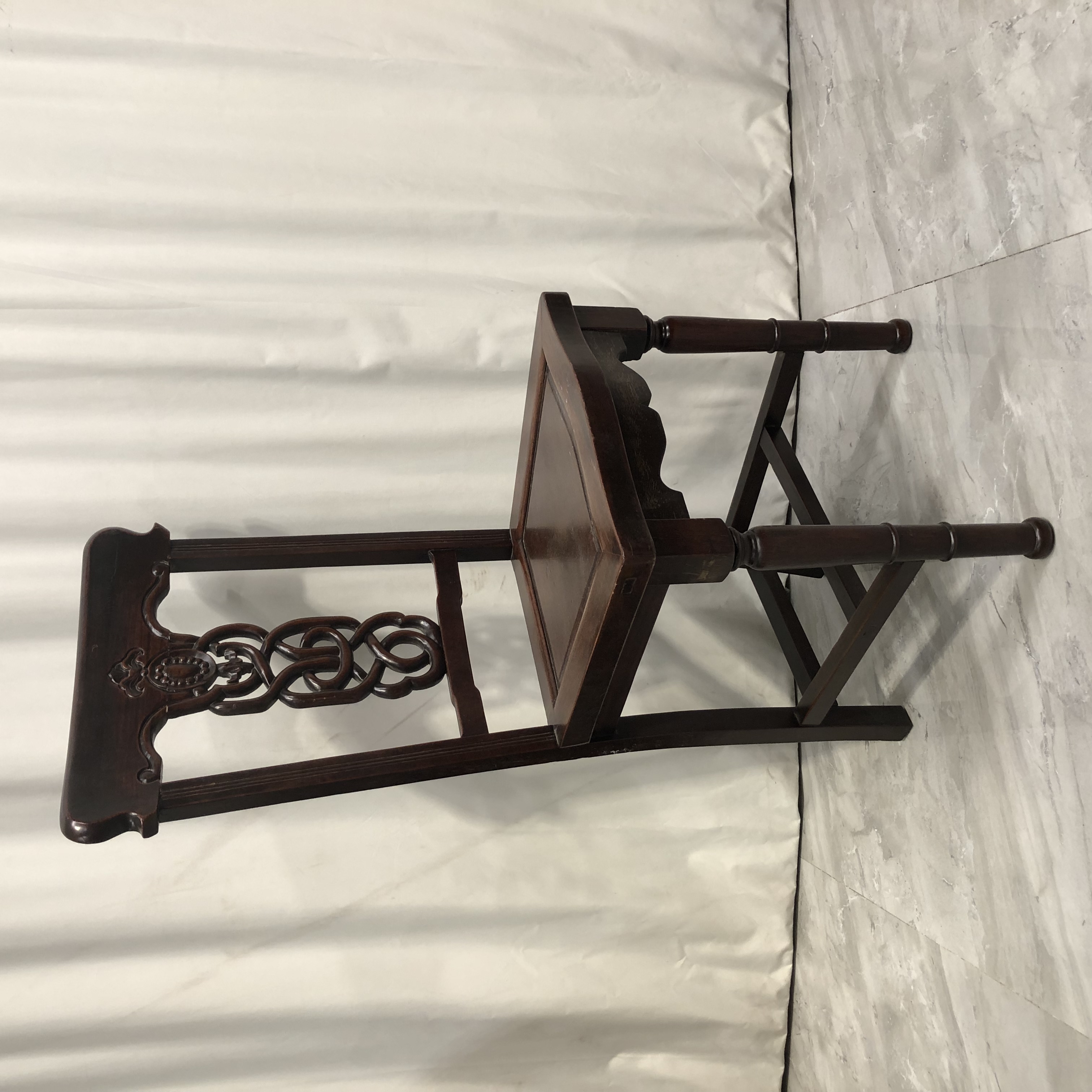 BORCH/博瑞奇民国中古海派椅单人实木餐椅（08776）