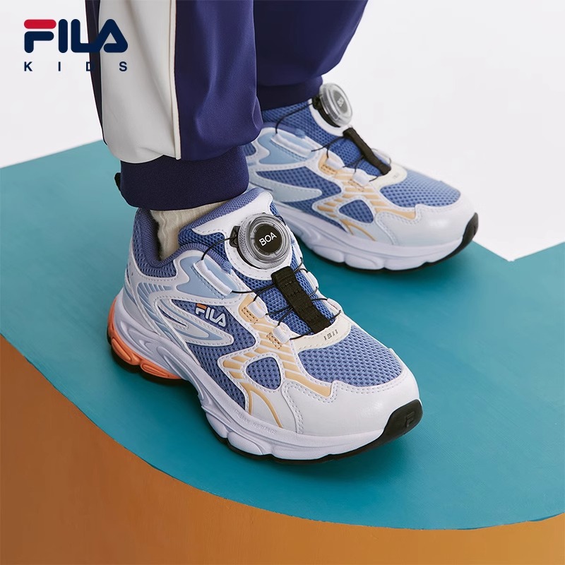 【斐乐】夏季新款小童童鞋男童男孩运动透气儿童跑鞋K14B431101