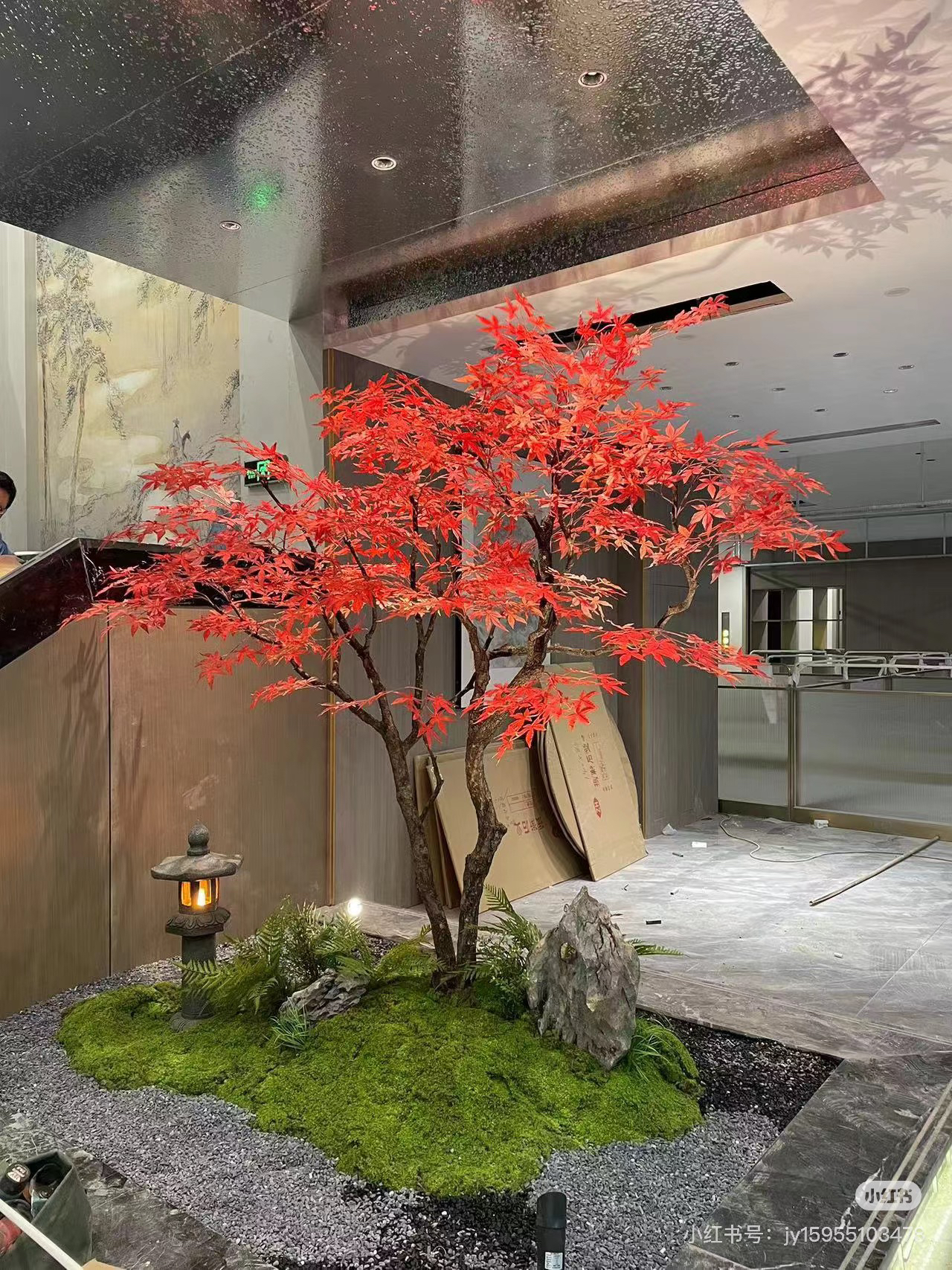 一物一拍 红枫树室内外装饰大型绿植景观树