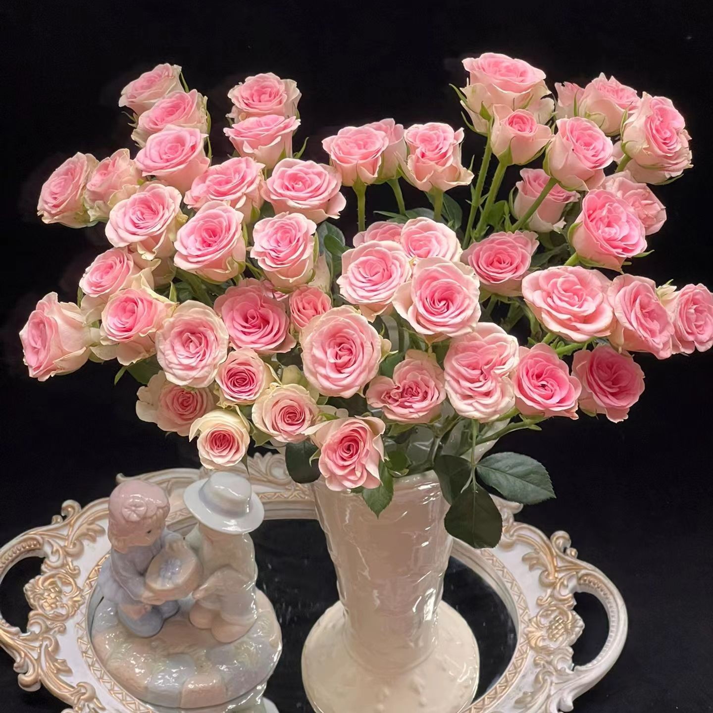 心情--稀有多头玫瑰--收到花第一时间醒花哟