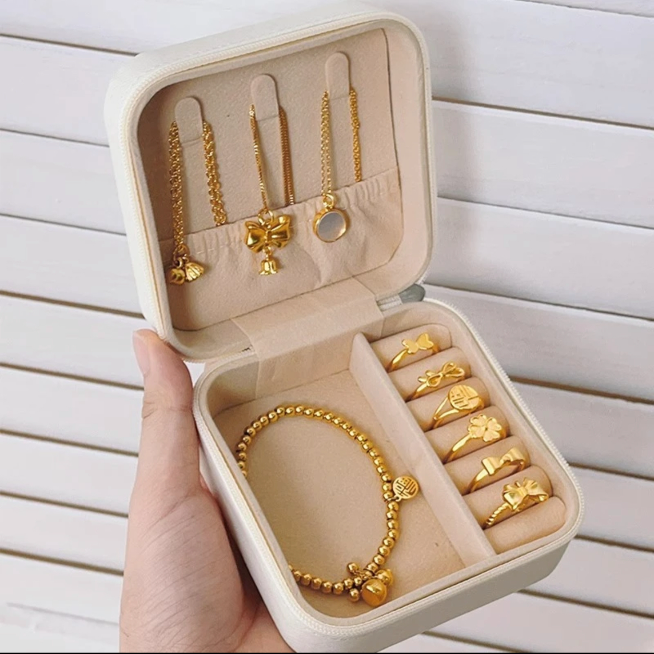 首饰盒/箱 首饰盒黄金戒指面费宋