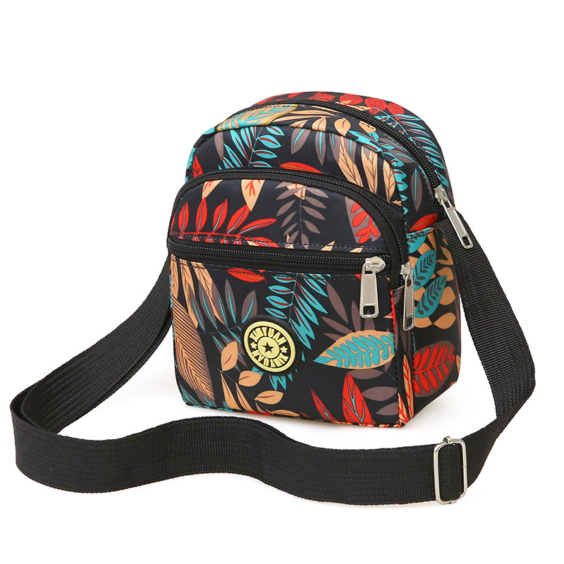 女士挎包运动跑步单肩包女尼龙耐磨斜挎登山骑行手机包收银包