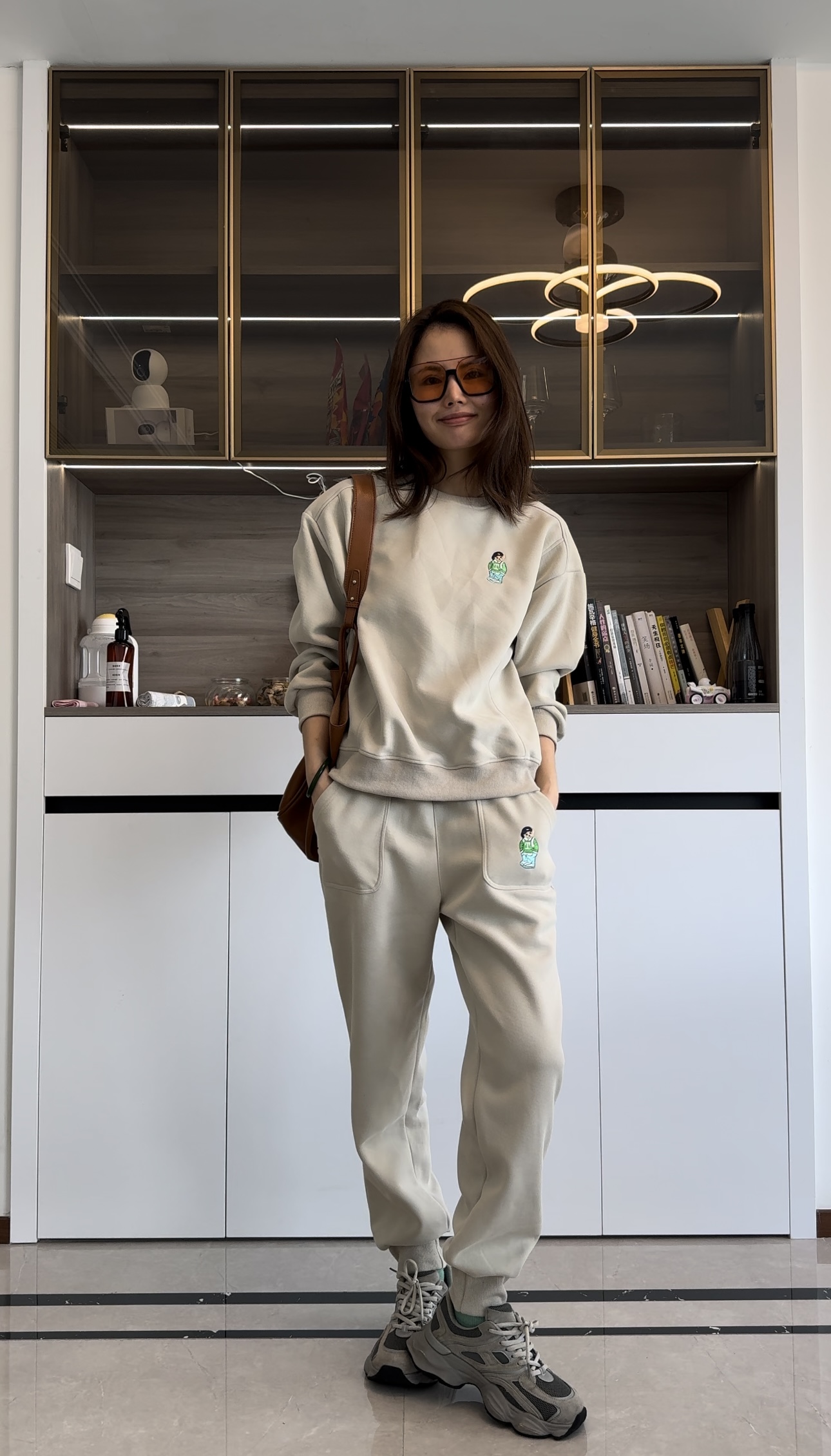 2024新款刺绣套装减龄休闲圆领韩版时尚