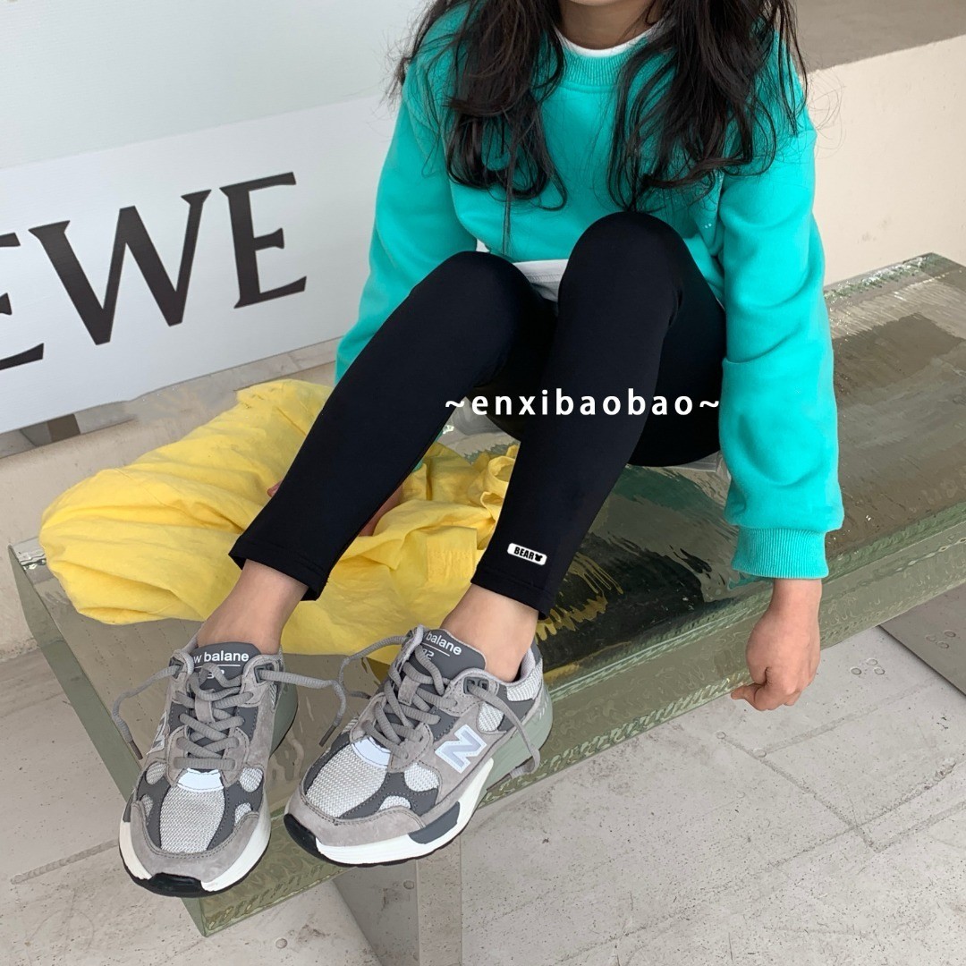 春夏女童鲨鱼裤黑色薄款芭比裤高弹修身DDKZ-6523女宝亲子